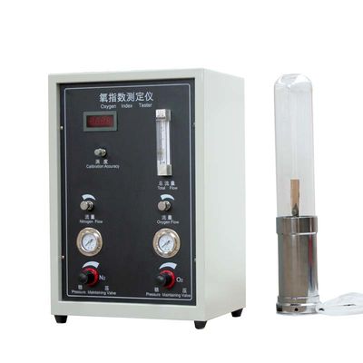 ISO 4589 Digital Limiting Oxygen Index Tester Apparatus 50W For Plastics Rubber Flammability Tester