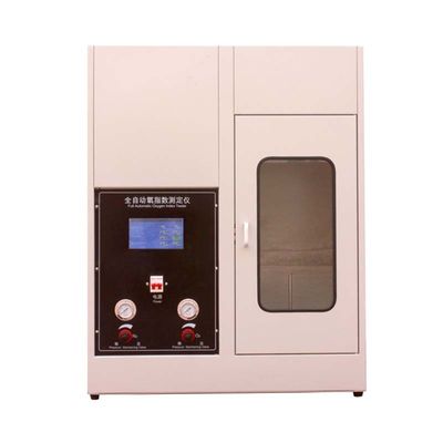 ISO 4589 Automatic Oxygen Index Test Machine Full Color Touch Screen Control Flammability Tester
