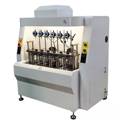 Tester HDT Vicat ISO 75 HDT Vicat 6 postazioni di lavoro in plastica, tester di rammollimento Vicat 4KW