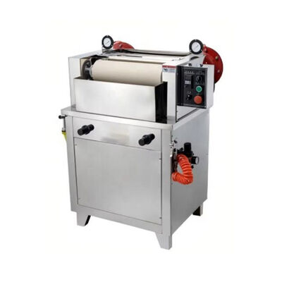 Vertical Pneumatic Electric Small Padder Cotton Fiber Fabrics Rolling Machine Textile Laboratories Fabric Testing Equipment