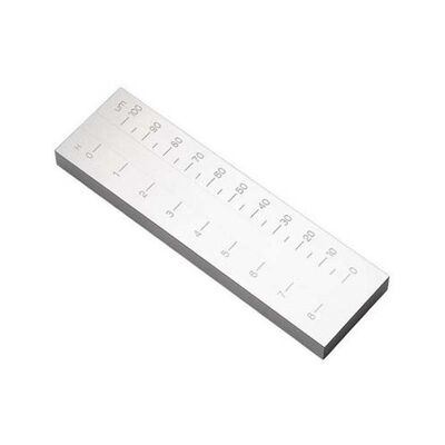 ISO 1524 Single Groove Grind Gauge 0-15/25/50/100/150μm Fineness Gauge Grindometer Single Channel Hegman Plate for Paint Inks