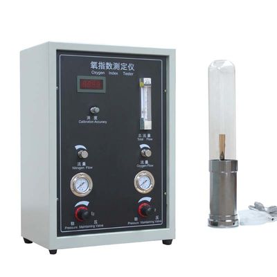ISO 4589 Digital Limiting Oxygen Index Tester Apparatus 50W For Plastics Rubber Flammability Tester