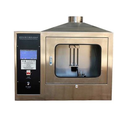 Forno di prova dell'inflamabilità con touch screen in acciaio inossidabile