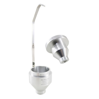 BGD 127 Anodized Aluminum Din Viscosity Cup Test Din Flow Cup Paint Testing Equipment