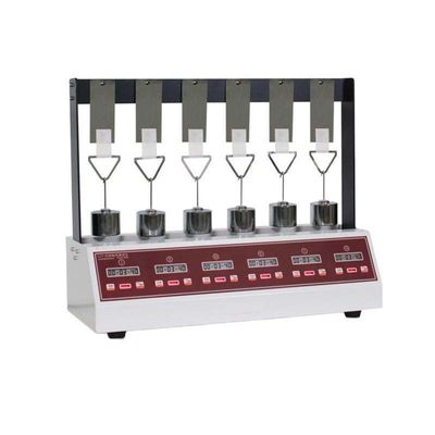 ASTM D3654 6 Bank Shear Tester Adhesive Tape Retention Force Test Machine Film Testing Equipment Film Testing Equipment