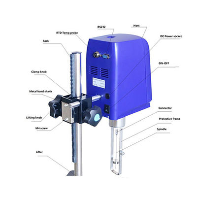 BGD 152-1S/2S Touch Screen Digital Rotary Viscometer Intelligent Rotational Viscometer Paint Testing Equipment