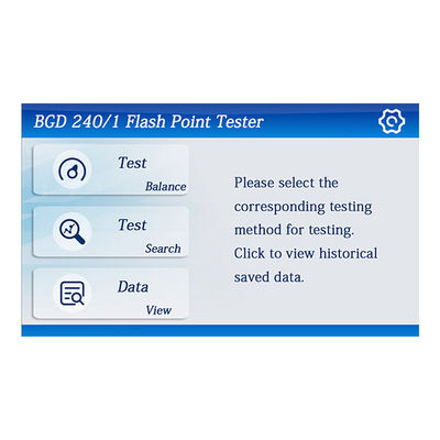 BGD 240 ASTM D 3278 Automatic Flash Point Tester Paint Testing Equipment
