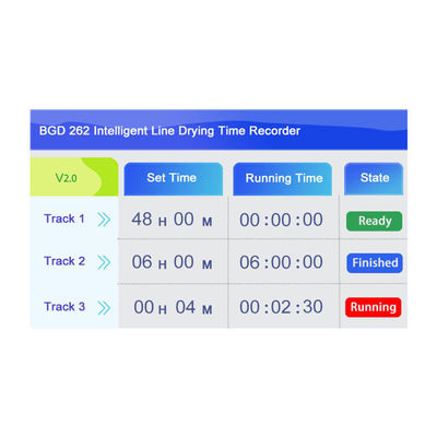 BGD 262 Intelligent Line Drying Time Recorder Line Drying Time Tester
