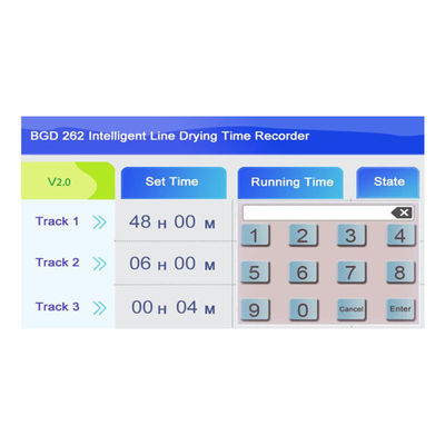 BGD 262 Intelligent Line Drying Time Recorder Line Drying Time Tester Paint Testing Equipment