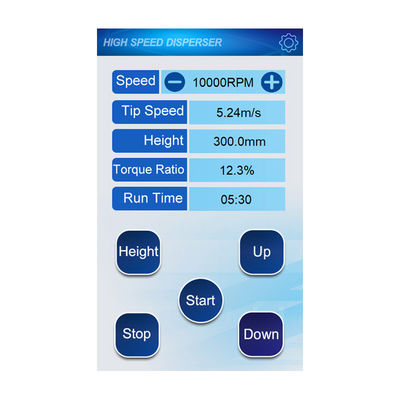 220V 50Hz / 60Hz Paint Testing Equipment Super High Speed Dispersing Machine