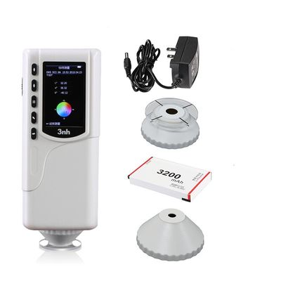 NR60CP Portable Spectrophotometer With 8mm 4mm Apertures Color Indexes Mesaurement Small Meter