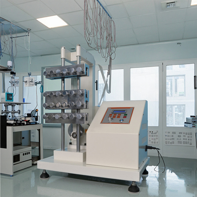 ASTM D813 D430 Tortuous Testing Machine JIS K6301 ISO 132 Curved Tester Fabrics Folding Resistance Test Equipment