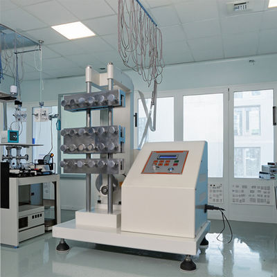 ASTM D813 D430 Tortuous Testing Machine JIS K6301 ISO 132 Curved Tester Fabrics Folding Resistance Test Equipment Textil