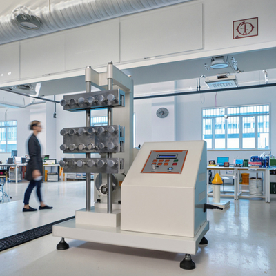 ASTM D813 D430 Tortuous Testing Machine JIS K6301 ISO 132 Curved Tester Fabrics Folding Resistance Test Equipment
