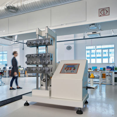 ASTM D813 D430 Tortuous Testing Machine JIS K6301 ISO 132 Curved Tester Fabrics Folding Resistance Test Equipment Textil