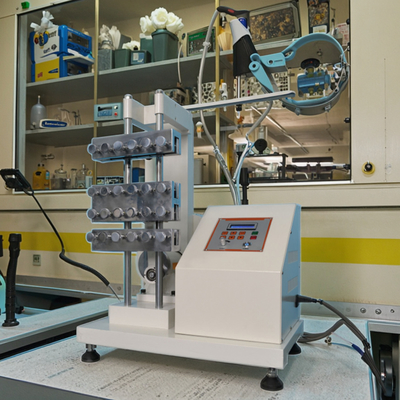 ASTM D813 D430 Tortuous Testing Machine JIS K6301 ISO 132 Curved Tester Fabrics Folding Resistance Test Equipment
