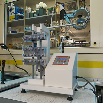 ASTM D813 D430 Tortuous Testing Machine JIS K6301 ISO 132 Curved Tester Fabrics Folding Resistance Test Equipment Textil