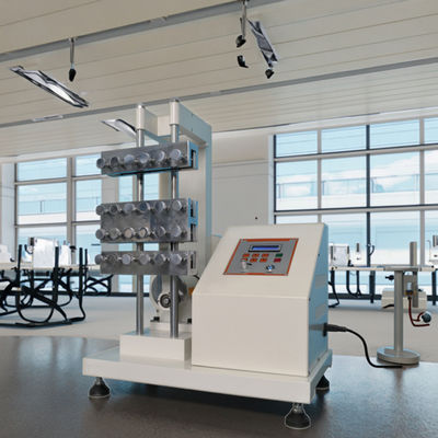 ASTM D813 D430 Tortuous Testing Machine JIS K6301 ISO 132 Curved Tester Fabrics Folding Resistance Test Equipment Textil