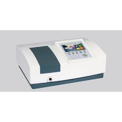 Color Screen UV-Vis Spectrophotometer Ultraviolet Visible Spectrophotometer High Precision LCD Photometric Measurement Tester