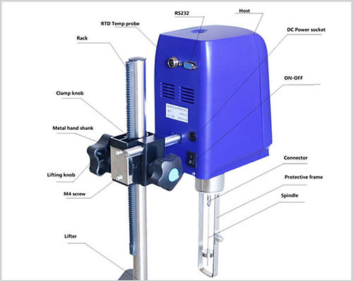 BGD 152/1S BGD 152/2S Intelligent Touch-screen Rotary Viscometer Rotational Viscosity Meter Tester Paint Testing Equipme