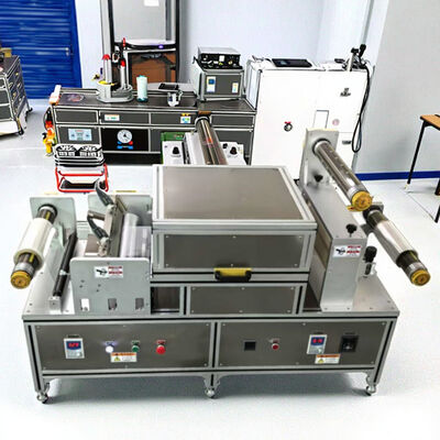Roll to Roll Automatic Coater with Drying Oven High Accuracy Lab Scale Digital Automatic Roll-On Roll-Off Coating Machine