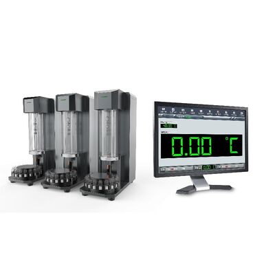 ISO 3104 ASTM D445 Auto Kinematic Viscosity Measuring Tester Oil Kinematic Viscosity Analyzer Petroleum Kinematic Viscometer