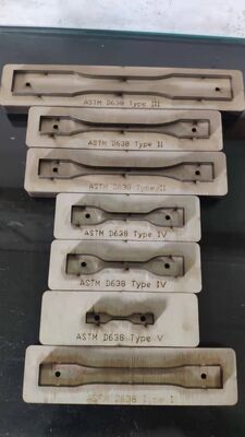 ASTM D412 Style C D Dumbbell Die Cutter Plastic Test Plastic Test Machine