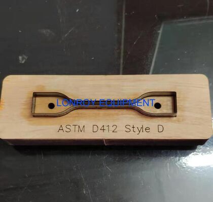 ASTM D412 Style C D Dumbbell Die Cutter Plastic Test Plastic Test Machine