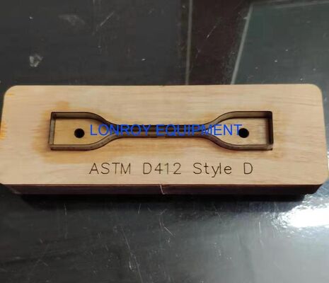 ASTM D412 Style C D Dumbbell Die Cutter Plastic Test Plastic Test Machine