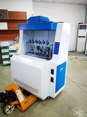 6 Work Station HDT Vicat Tester, Thermal Deformation Vicat Tester for Plastic Plastic Test