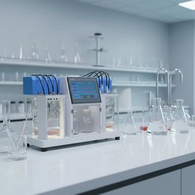 ASTM D445 Fully Automatic Kinematic Viscosity Tester Petroleum Products Dynamic Viscosity Test Machine Kinematic Viscometer