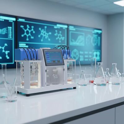 ASTM D445 Fully Automatic Kinematic Viscosity Tester Petroleum Products Dynamic Viscosity Test Machine Kinematic Viscometer