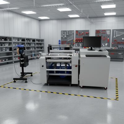 Fully Automatic Air Jet Sample Loom Shuttleless Loom Laboratory Pneumatic Loom Air-jet Weaving Machine