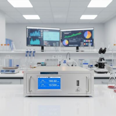 NDIR Non-Dispersive Infrared Gas Analyzer High Sensitivity LCD Touch Screen Total Hydrocarbons Content Tester Lab Test M