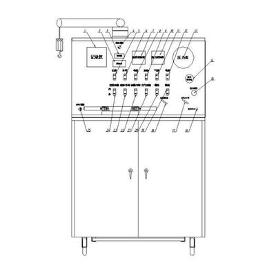 Cement High Temperature and High Pressure Consistometer High-temperature High-pressure Thickening Instrument Consistency Tester