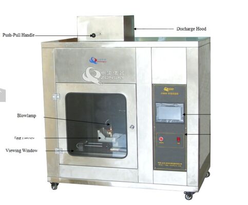 Needle Flame Testing Machine Burning test Machine,Material Needle Flame Tester With Touch Screen Flammability Tester