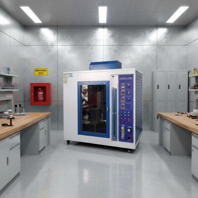 ISO 3582 ASTM D4986 Foam Horizontal and Vertical Combustion Testing Machine Lab Flame Resistance Tester Flammability Tes
