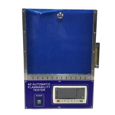 ASTM D1230 CRF 16 45C Clothing Flammability Tester Textiles Burning Test Machine