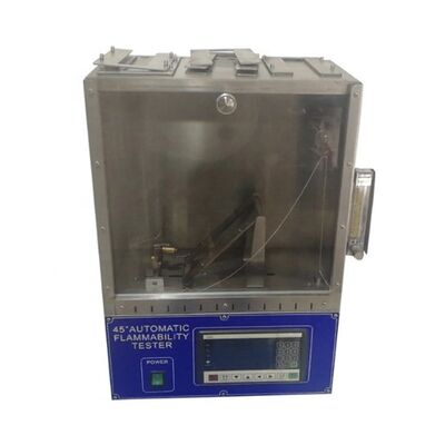 ASTM D1230 CRF 16 45C Clothing Flammability Tester Textiles Burning Test Machine