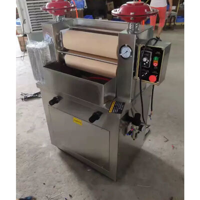 Vertical Pneumatic Electric Small Padder Cotton Fiber Fabrics Rolling Machine Textile Laboratories Fabric Testing Equipment