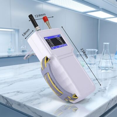 LONROY ISO 14644 Handheld Dust Particle Counter Dust Quantity Detection Device Dust Size Distribution Tester Particle Counter