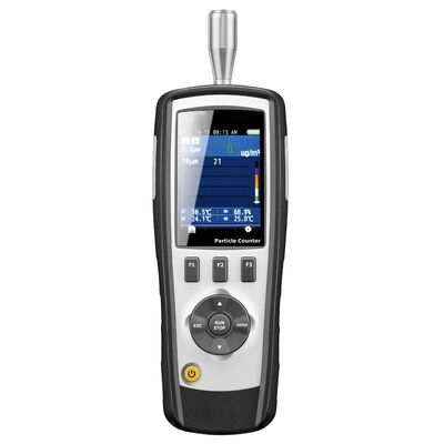 LONROY Handheld Professional Air Laser Particle Counter Portable Air Particle Counting Instrument High Accuracy Particle Counter