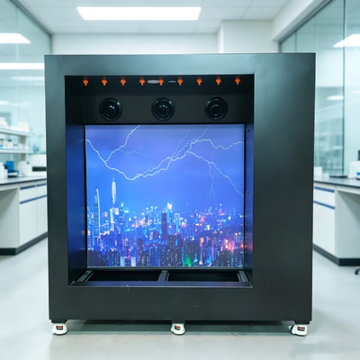 Storm Dynamic Performance Testing Equipment  Kinetic Tempest Simulation Test Cabinet  Simulate Cyclonic Rain Typhoon Tester
