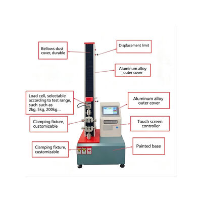 Touch Screen High Accuracy Tensile Tester Multi-Function Tensile Machine Tensile Strength Tester Digital Control Tensile Meter