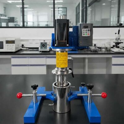 Basket Mill Pigment Resin Dispersing Milling Machine Vertical 1.25L Liquids Agitator Sand Mill Coating Bead Grinding Equipment