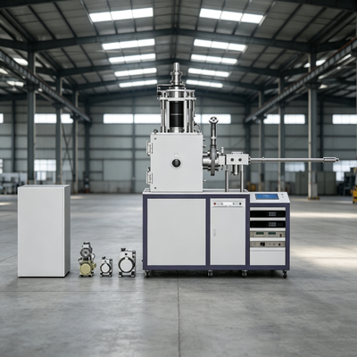 Four-Target Magnetron Sputtering Coater with Load-Lock Chamber PVD Thin Film Coating Instrument Alloy Membranes Sputter Tester