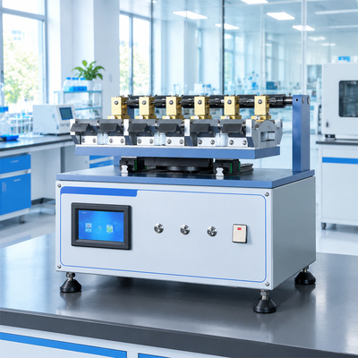 JIS L0849 JIS K6328 Garment Textile Color Fastness Tester JIS P8136 JIS L0823 Solvents Color Fastness Rubbing Test Machine