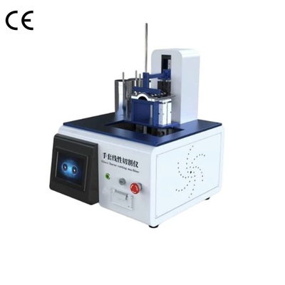 EN 388 ASTM F2992 Fully Automatic Glove Linear Cut Resistance Tester Glove Anti Cut Tester Glove Linear Cutting Endurance Device