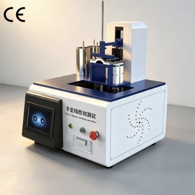 EN 388 ASTM F2992 Fully Automatic Glove Linear Cut Resistance Tester Glove Anti Cut Tester Glove Linear Cutting Endurance Device